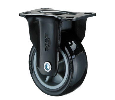A1S series - black pone (PU) a universal wheellyuretha